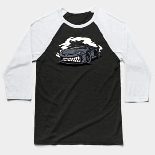 SHARK MONSTER CAR Baseball T-Shirt